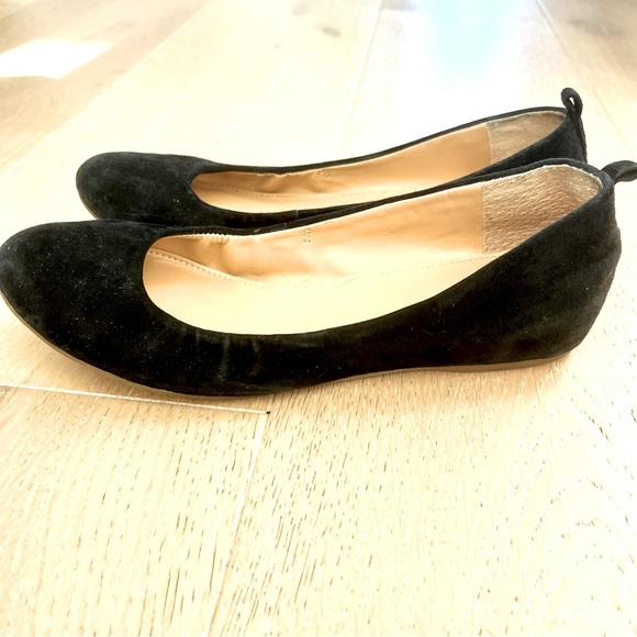 J.Crew black slip ons